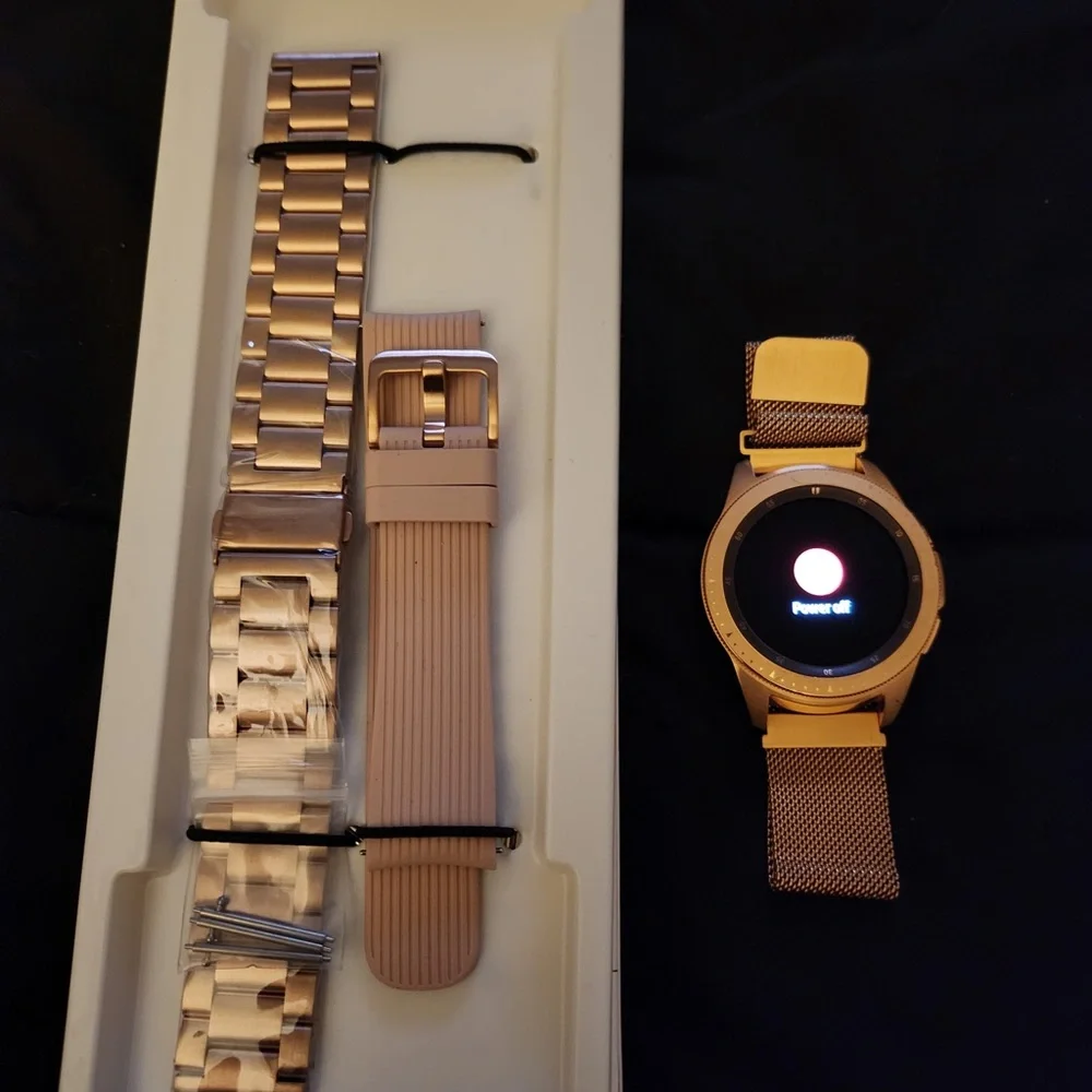 Samsung Galaxy 3 watch gold tone
